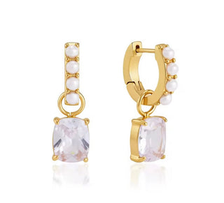Libby Diamond Huggie Hoops
