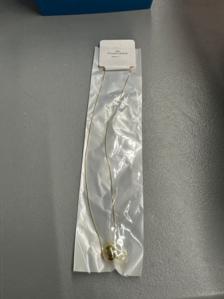 Gold Ball Pendant Necklace