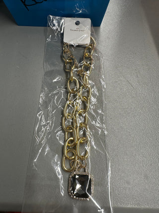 Gold Chain Statement Necklace