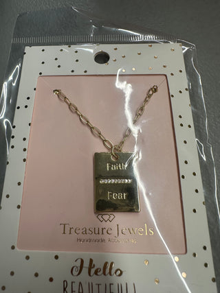 Faith Over Fear Necklace