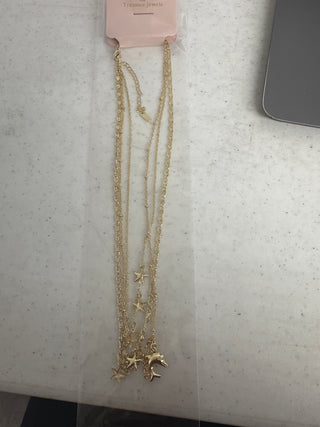 Gold Celestial Layered Necklace