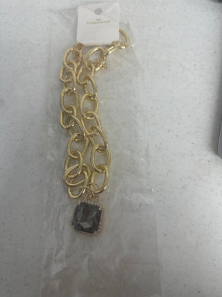 Gold Chain Statement Necklace