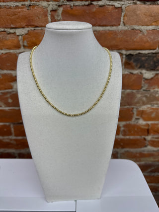 Gold Rope Chain Necklace