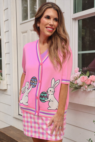 Sweet Beginnings Gingham Skort