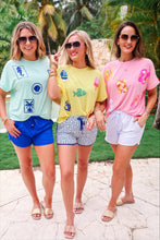 Load image into Gallery viewer, April26 Array - Set Sail Sequin Patch Top
