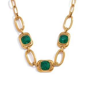 Lauren Kenzie - April Emerald Necklace