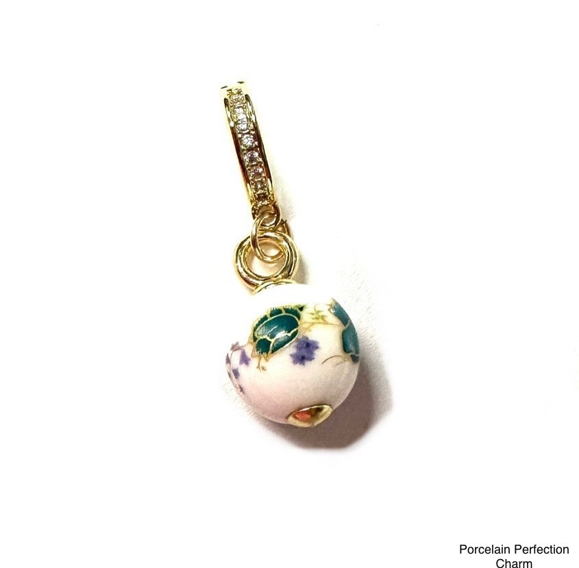 BB Lila Porcelain Perfection Charm- Gold