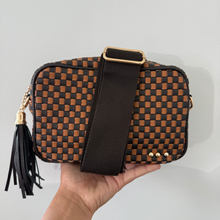 Load image into Gallery viewer, Woven Willow Camera Crossbody Bag

