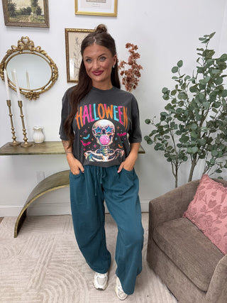 Colorful HALLOWEEN Graphic Tee on Pepper