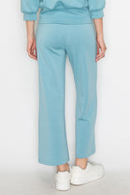Load image into Gallery viewer, Yelete Scuba Wide Leg Sweats - Light Denim
