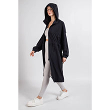 Load image into Gallery viewer, Rae Mode Long Jacket with Hoodie
