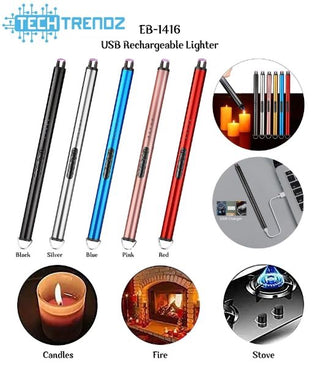 USB Rechargeable Lighter – Long Electric Arc Candle Lighter