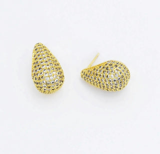 Array Treasure Jewels Teardrop Glam Earrings