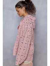 Load image into Gallery viewer, POL V-Neck Long Sleeve Crochet Cardigan
