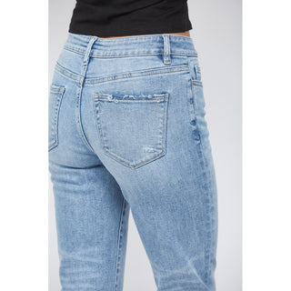 Mica Mid Rise Straight Leg Jeans