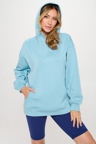 Yelete Scuba Hoodie - Light Denim