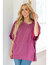 Load image into Gallery viewer, Andree by Unit Short Sleeve Two Tone Hoodie
