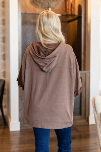 Andree by Unit Short Sleeve Two Tone Hoodie