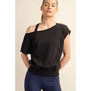 Rae Mode Off The Shoulder Sleeveless Sweatshirt