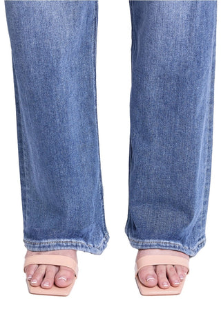 RFM Hailey Wide Leg Distressed Denim | Trendy Relaxed Fit Jeans