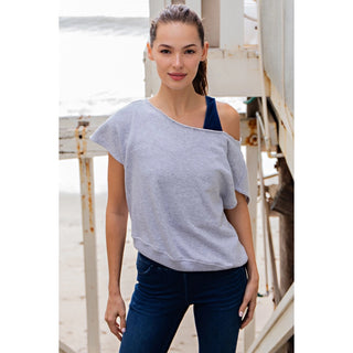 Rae Mode Off The Shoulder Sleeveless Sweatshirt