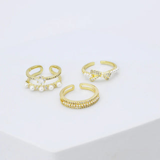 Infinity Pearls Ring