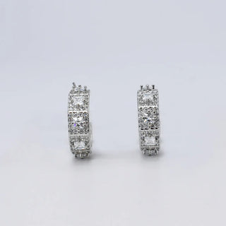 Jewel Harmony Silver Hoop