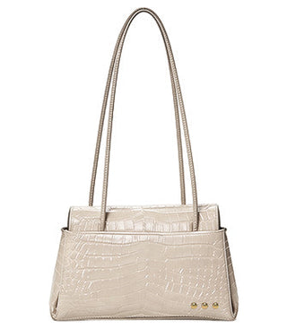 Kris Croc Embossed Shoulder Bag