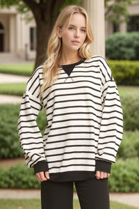 Heimish Striped Pullover Top