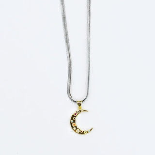 Lunar Stellar Pendant Necklace
