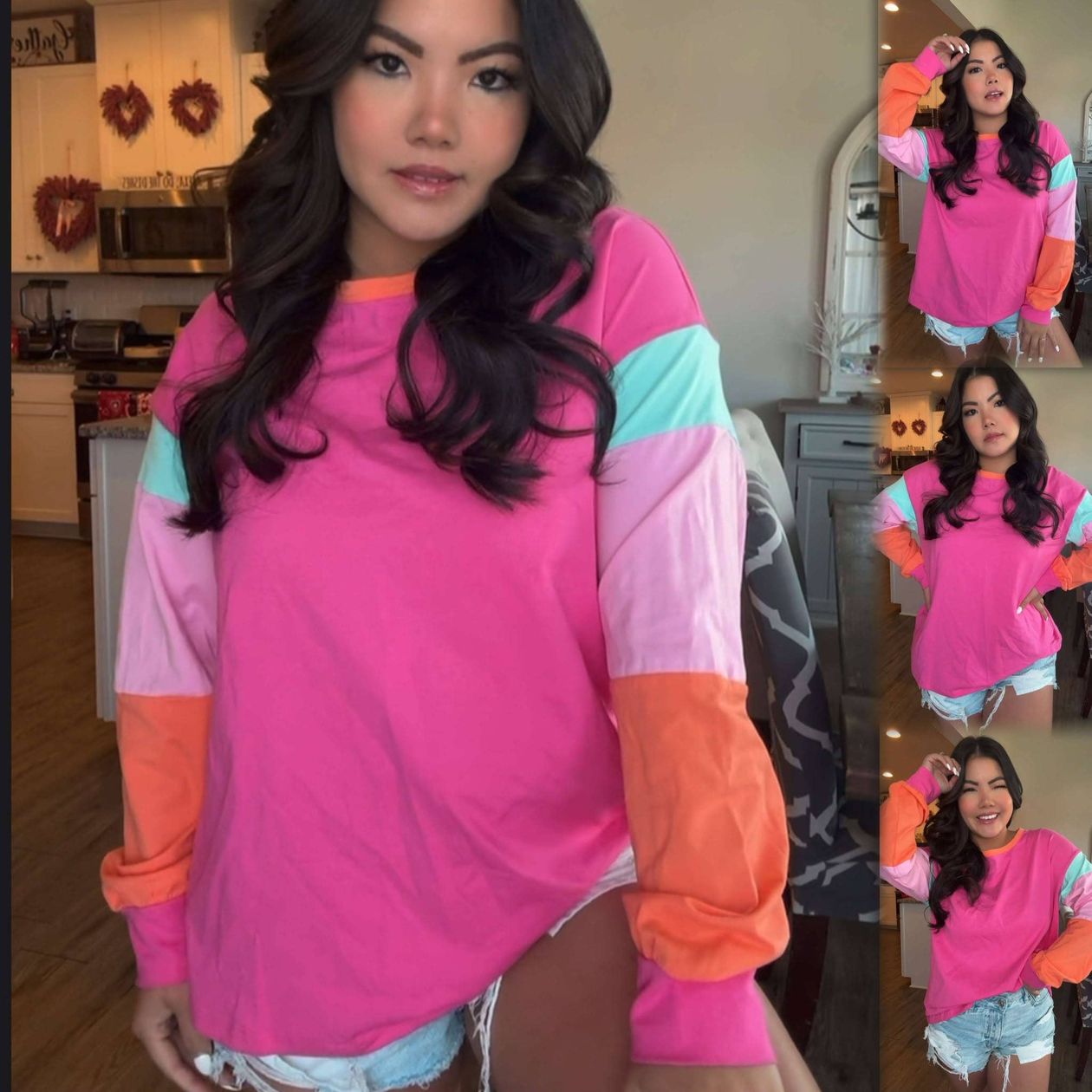 JADY K Grace Color Block Sleeves