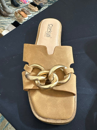 CORKYS Off the Chain Cognac Sandal