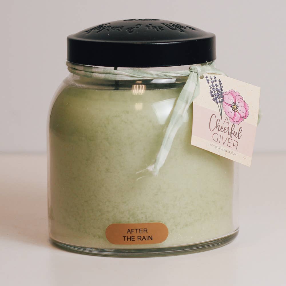 A CHEERFUL GIVER Papa Candle (34oz.) - After the Rain