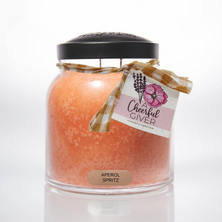 A CHEERFUL GIVER Papa Candle (34oz.) – Aperol Spritz