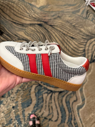 Corkys Footwear - Heads Up - Black White Houndstooth