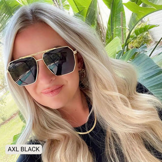 Dax Eyewear - Axl - Geometric Aviator Sunglasses