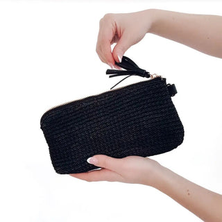 Pretty Simple - Rome Raffia Clutch Card Wallet Wristlet