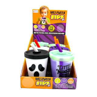 Novelty Brands - Halloween 8oz Silicone Kids Cup With Lid & Straw