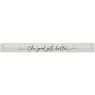 Sincere Surroundings Focus On Good - Talking Sticks