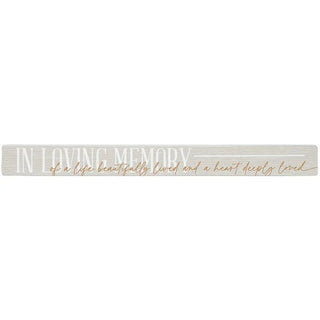 Sincere Surroundings In Loving Memory - Talking Sticks