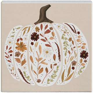 Sincere Surroundings Leaf Collage Pumpkin - Small Talk Squares