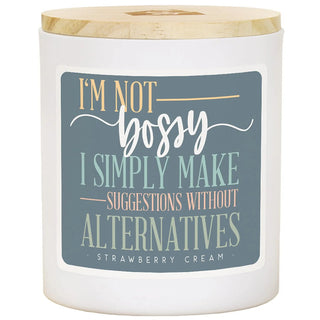 Sincere Surroundings Not Bossy Colorful - Str - Candles