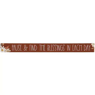 Sincere Surroundings Pause Find Blessings - Talking Sticks