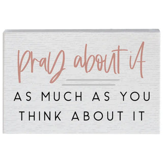 Sincere Surroundings Pray About It - Small Talk Rectangle