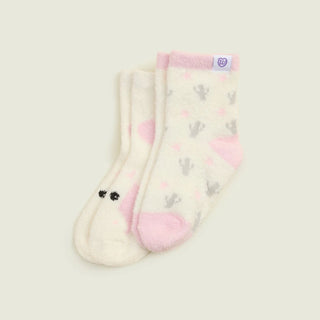 Warmies -  Strawberry Cow Crew Sock Set