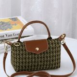 Mimi - Houndstooth Mini Crossbody Bag