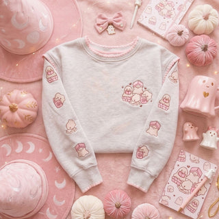 Jadyk - Pink Boo Book Club™ Sweat Set Top