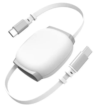 Tech Trendz Usb-c Retractable Cable - White