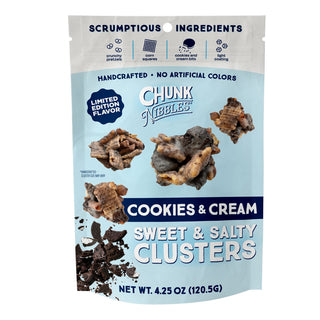 Chunk Nibbles - Cookies & Cream Chunk Nibbles 4.25oz Pouch