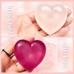 Photochromism Heart Squishy Toy